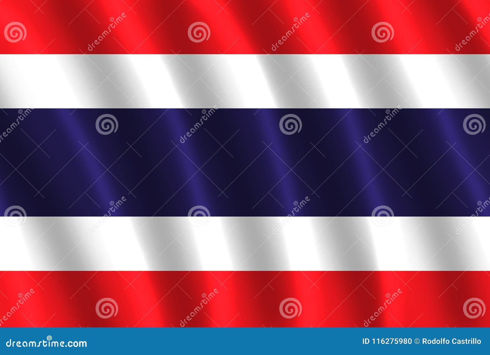 Iets Waardeloos Leraar op school Flag of Thailand stock illustration. Illustration of central - 116275980