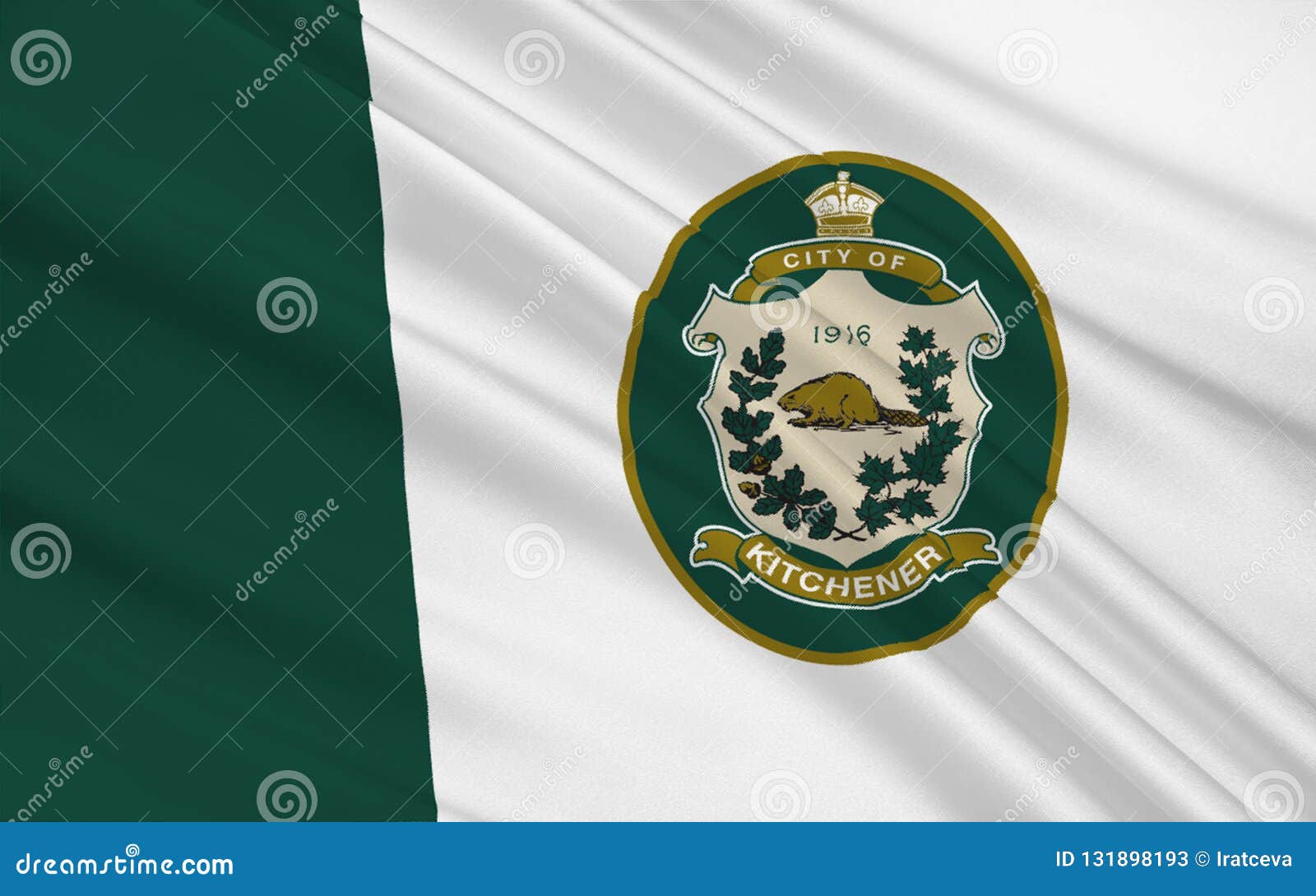 Flag of Kitchener Ontario, Canada Stock Image Image of ontarian