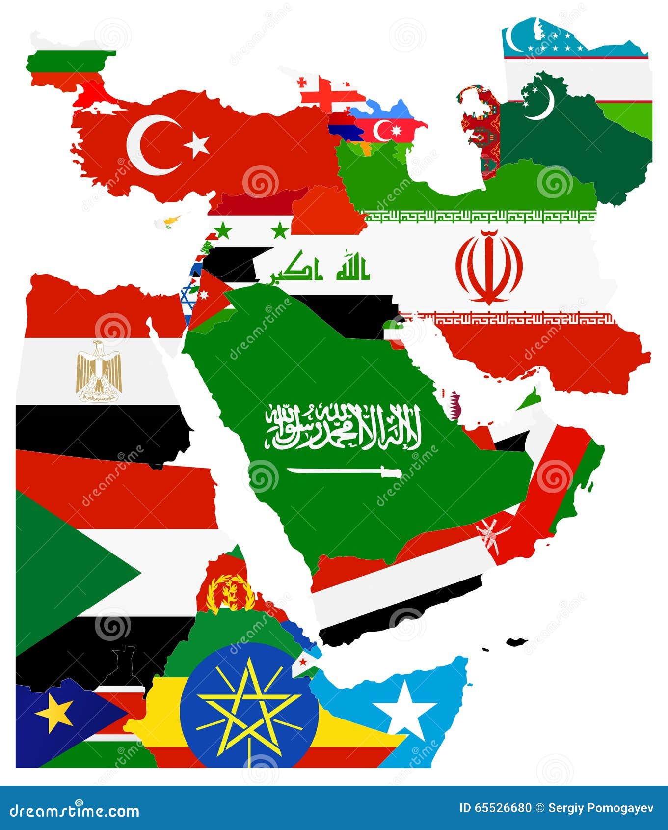 clipart map of middle east - photo #37