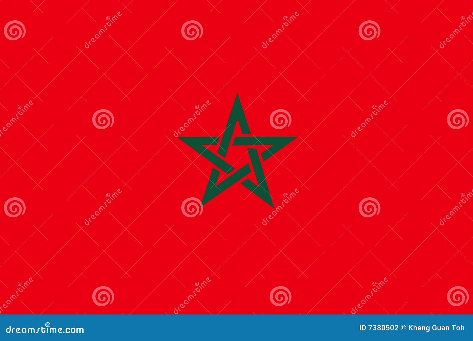 flag of morrocco