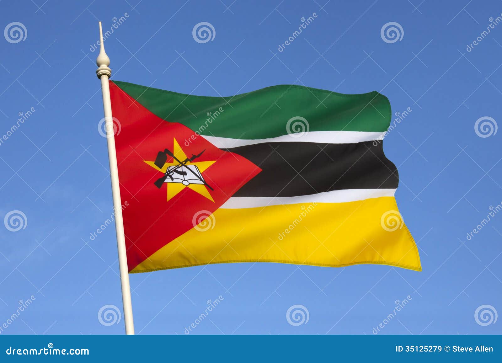 flag of mozambique - africa