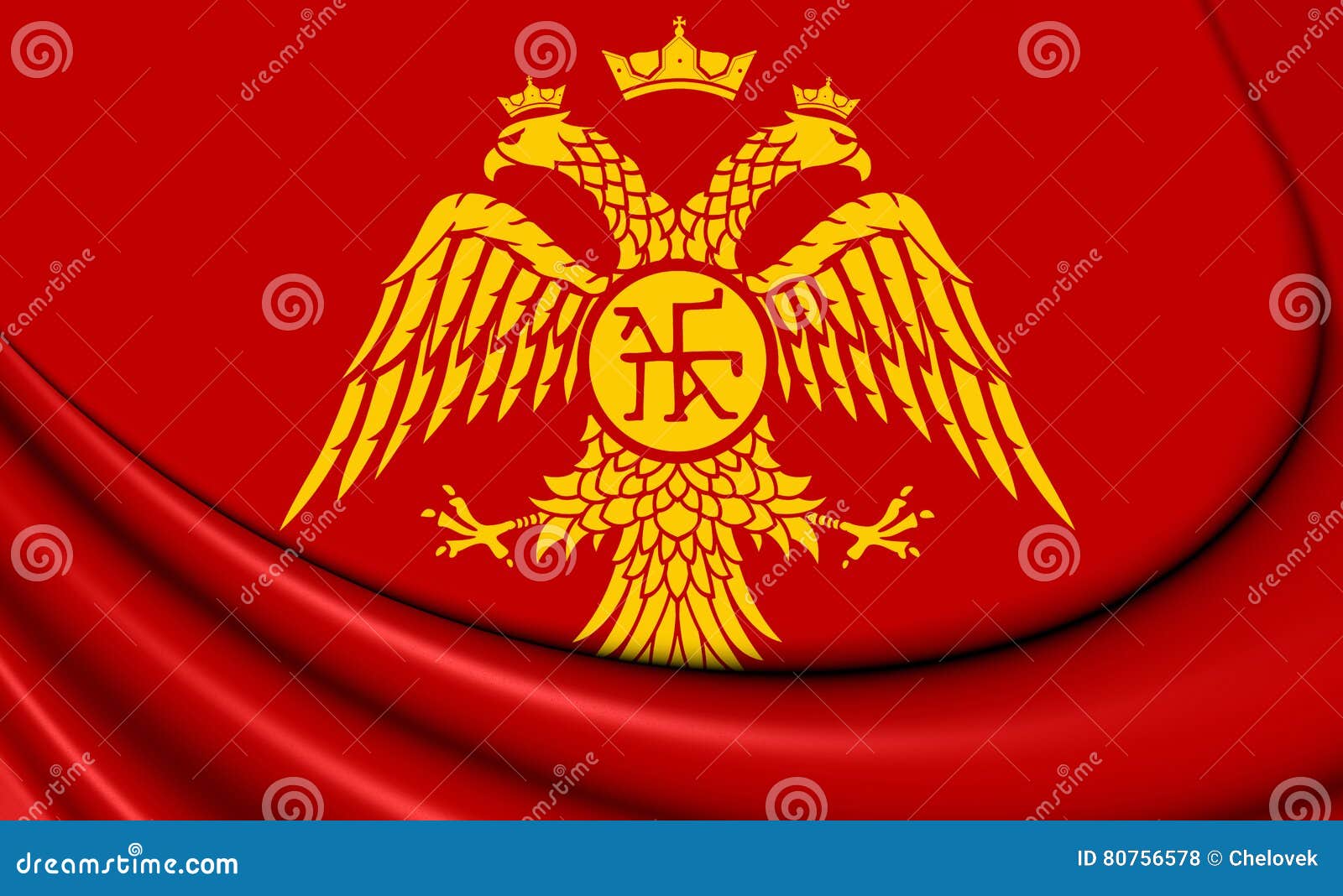 flag of palaiologos dynasty stock illustration illustration of