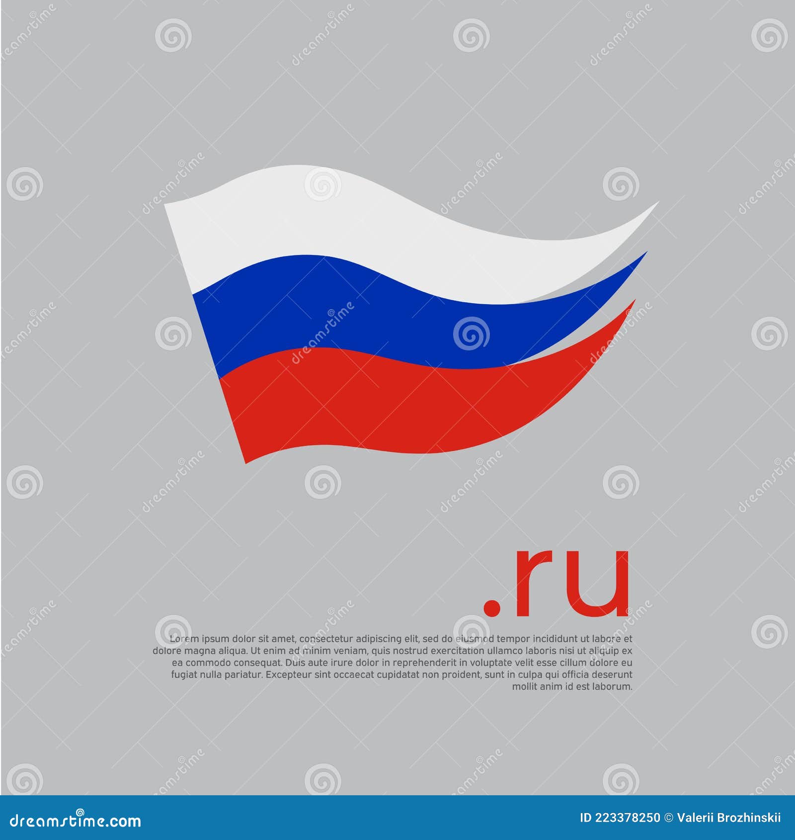 Flag Of Russia Vector for Free Download