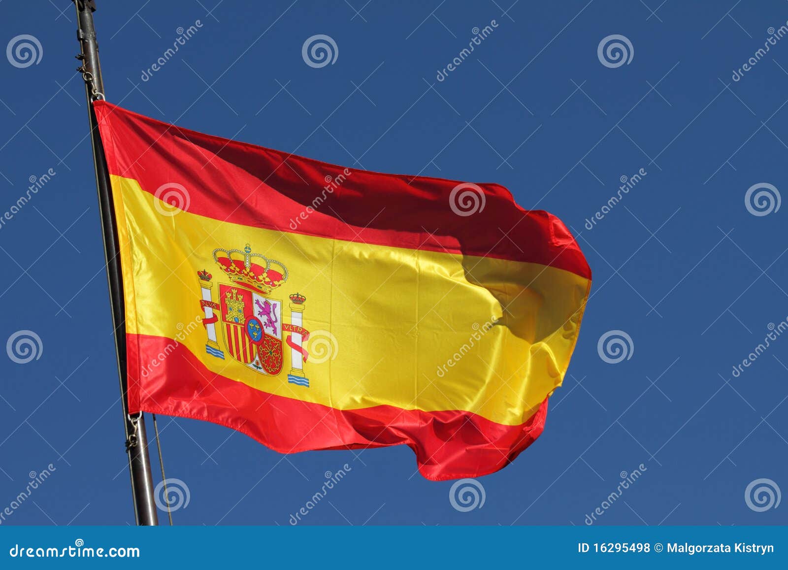 Flag of Spain stock photo. Image of government, administrative 16295498