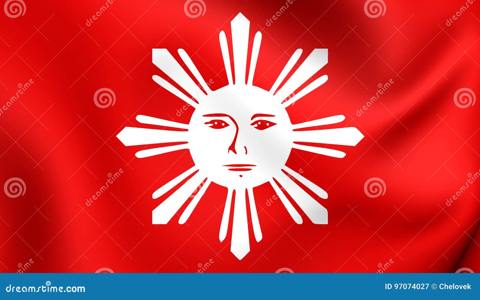 Flag of Tagalog People stock illustration. Illustration of state 97074027