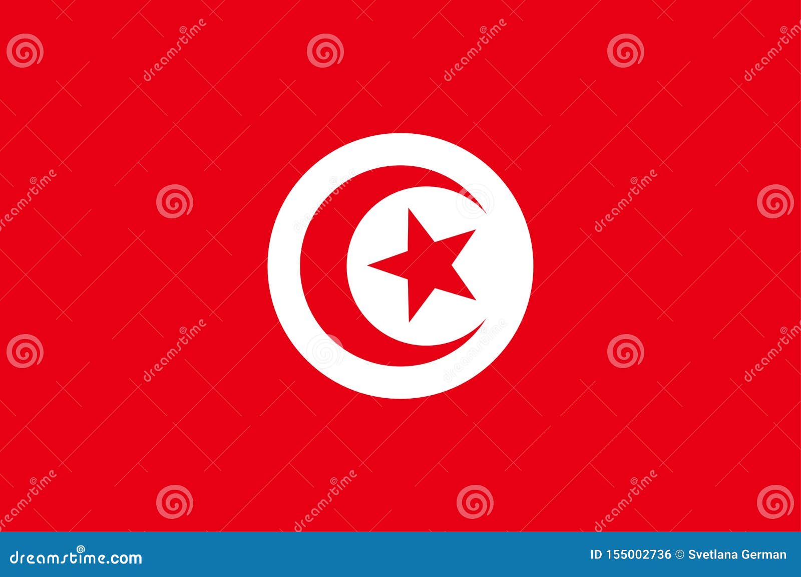 Download Flag of Tunisia stock vector. Illustration of symbol ...
