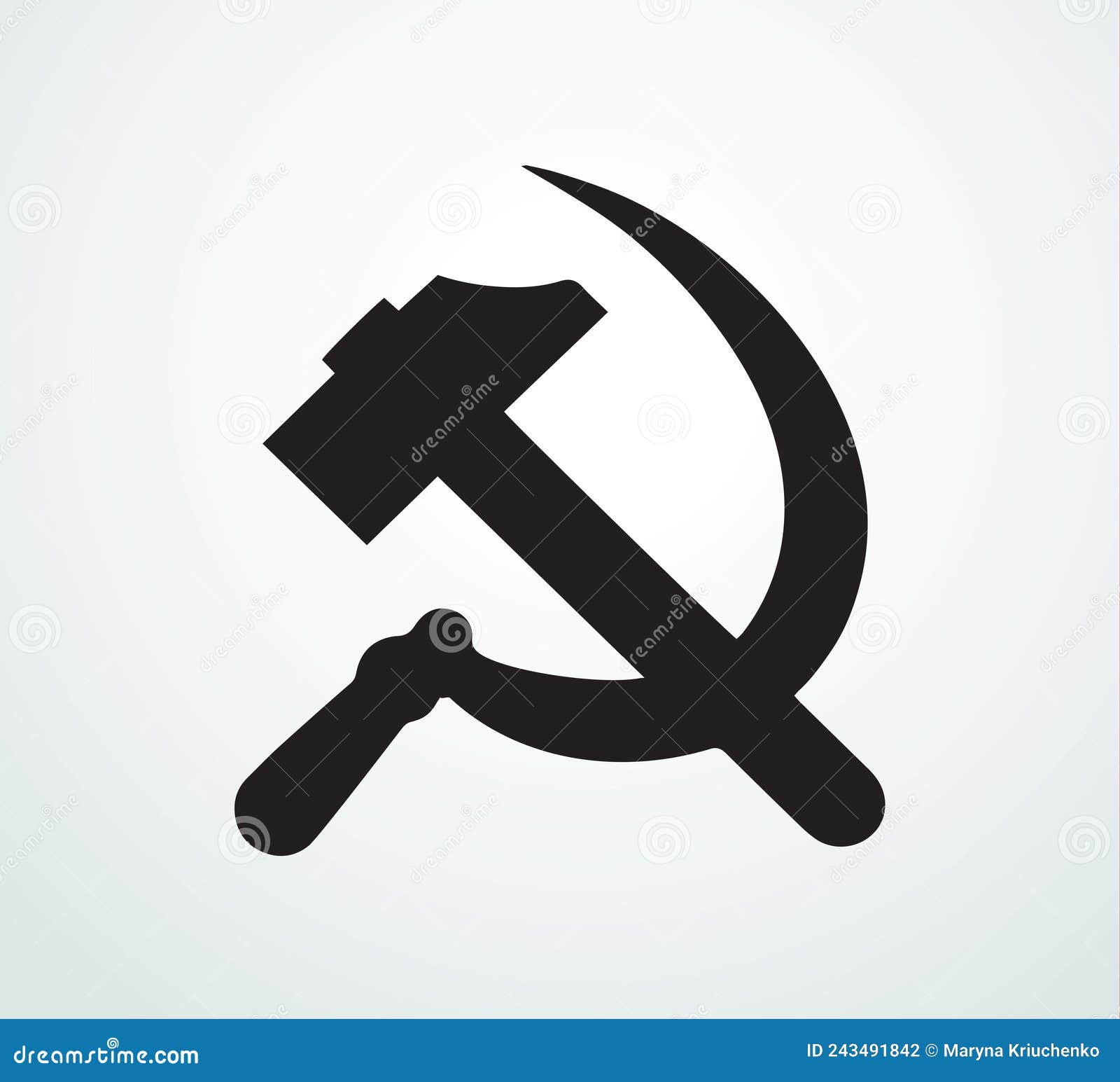 Flag of USSR. Vector Drawing Icon Stock Vector - Illustration of ...