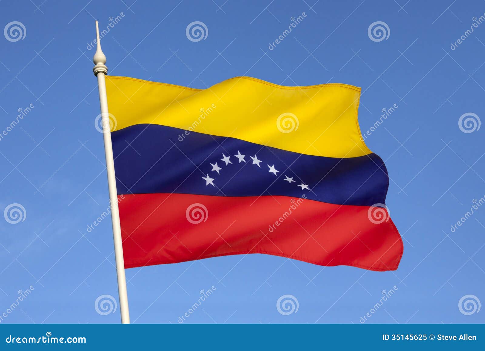 flag of venezuela - south america