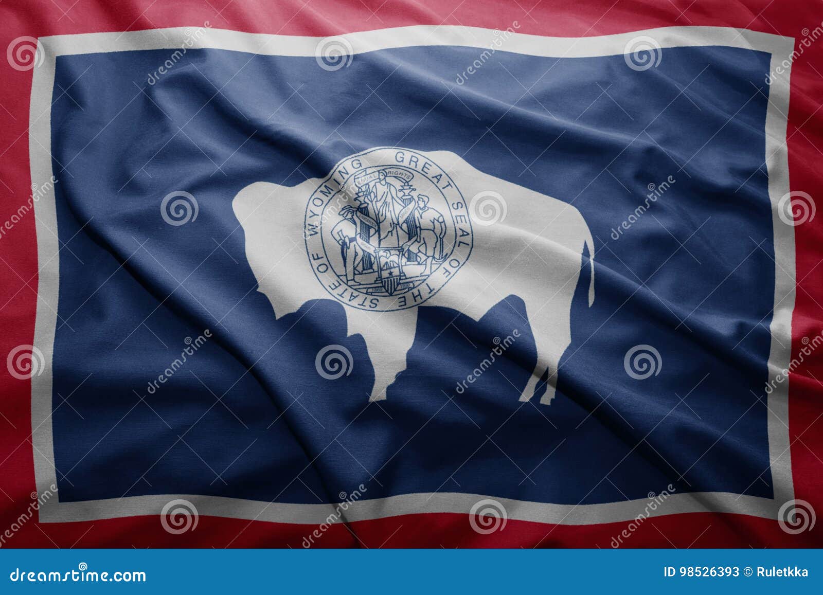 flag of wyoming state
