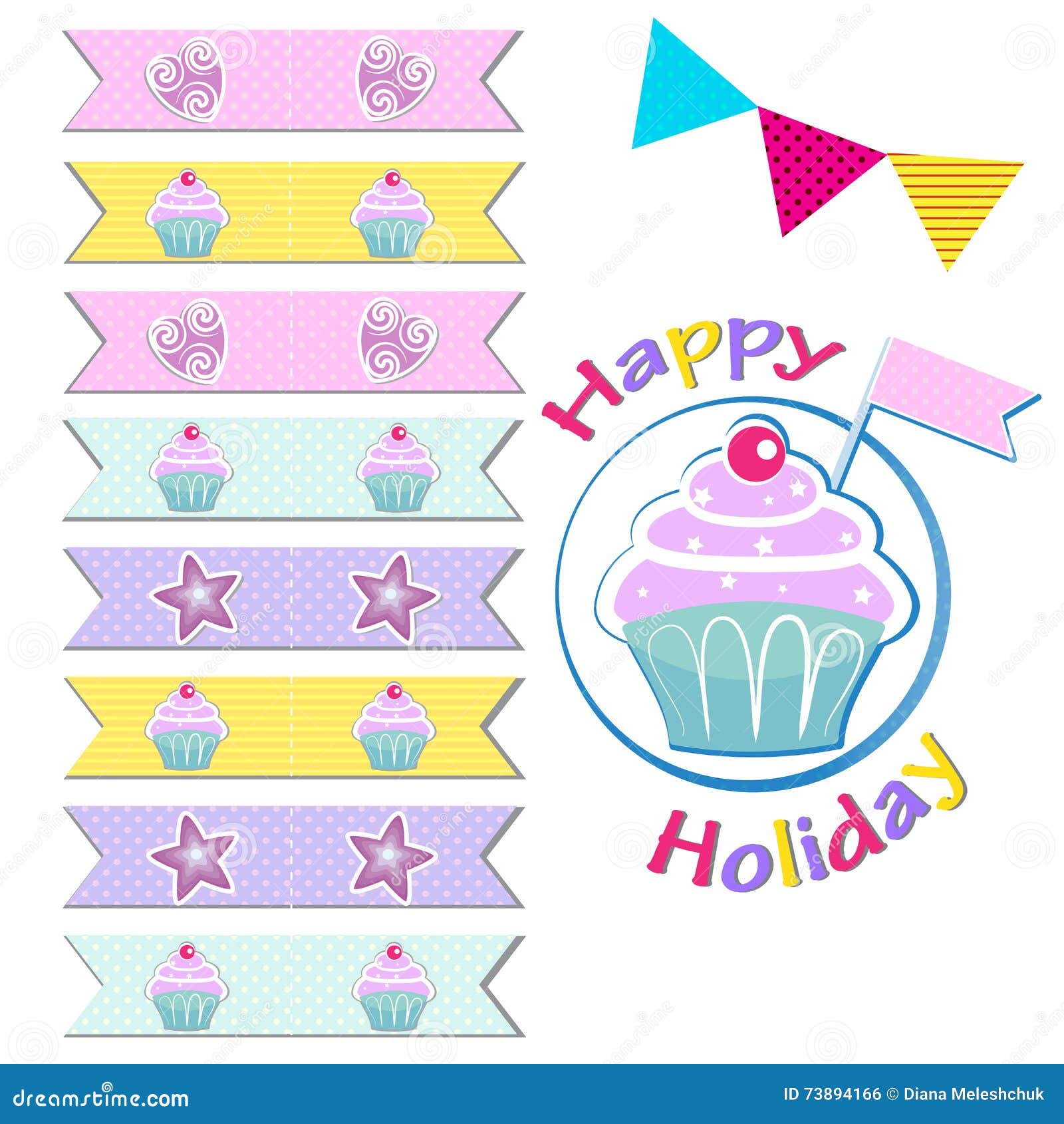 Free Printable Flags For Cupcakes