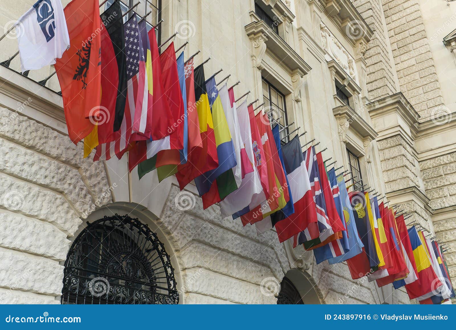The Flags of Organization for Security and Cooperation in Europe
