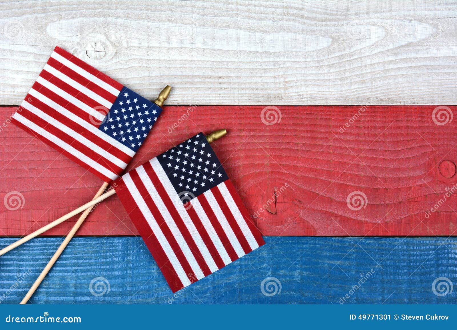 Flags on Patriotic Table stock image. Image of patriotism ...