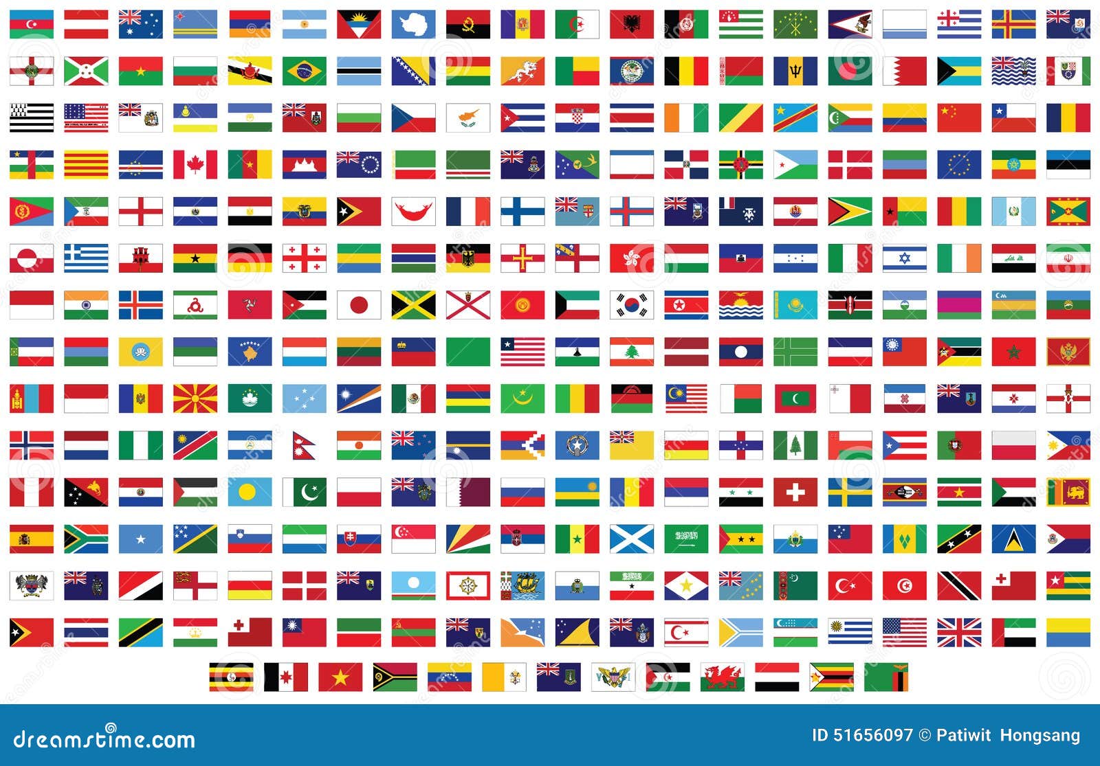 Flags Of All World Countries Royalty Free Stock Image Cartoondealer