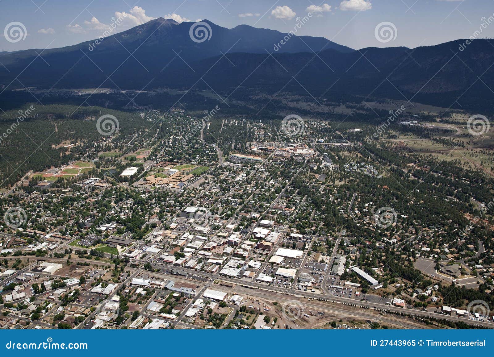 Flagstaff, Arizona stock image. Image of feet, aerial 27443965