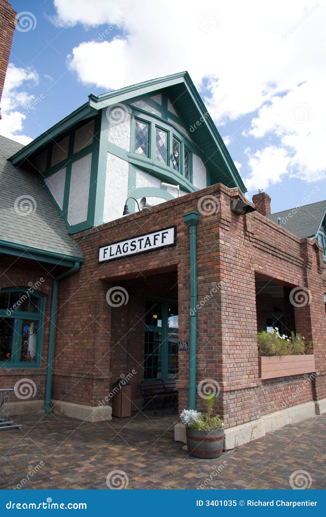 Flagstaff Train Station stock image. Image of america 3401035