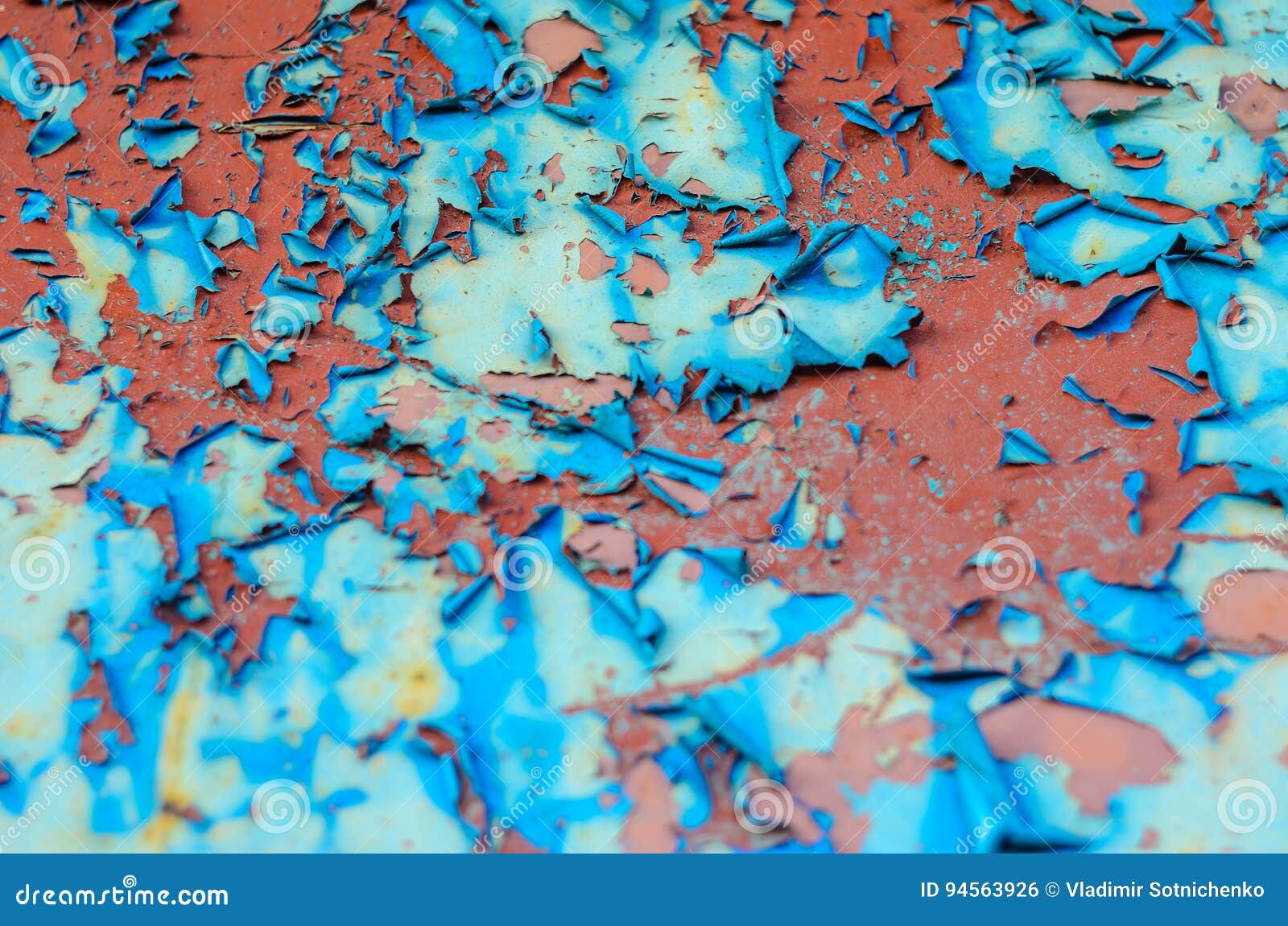 Flaking Paint Metal Texture Stock Photo Image of background, metal 94563926