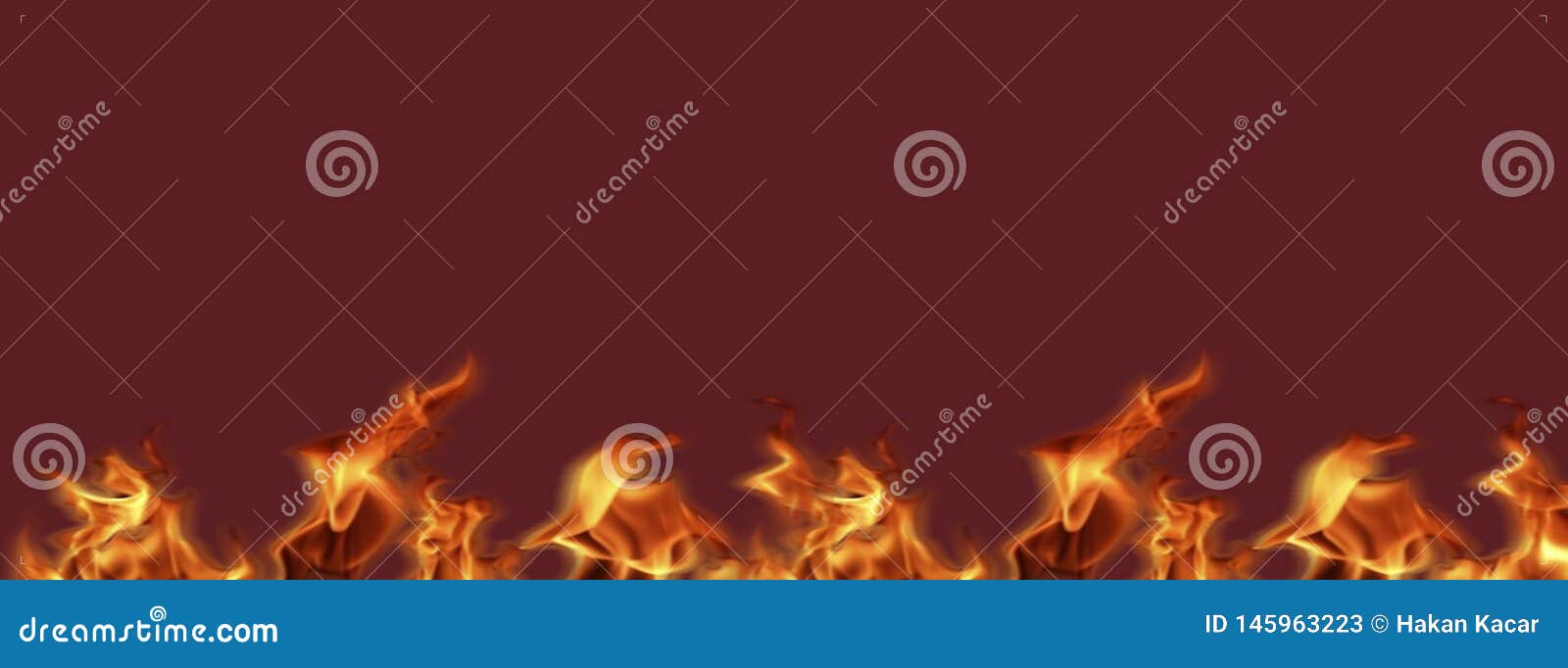Flame Fire Banners Ready for the Work, Background Texture for Add Text