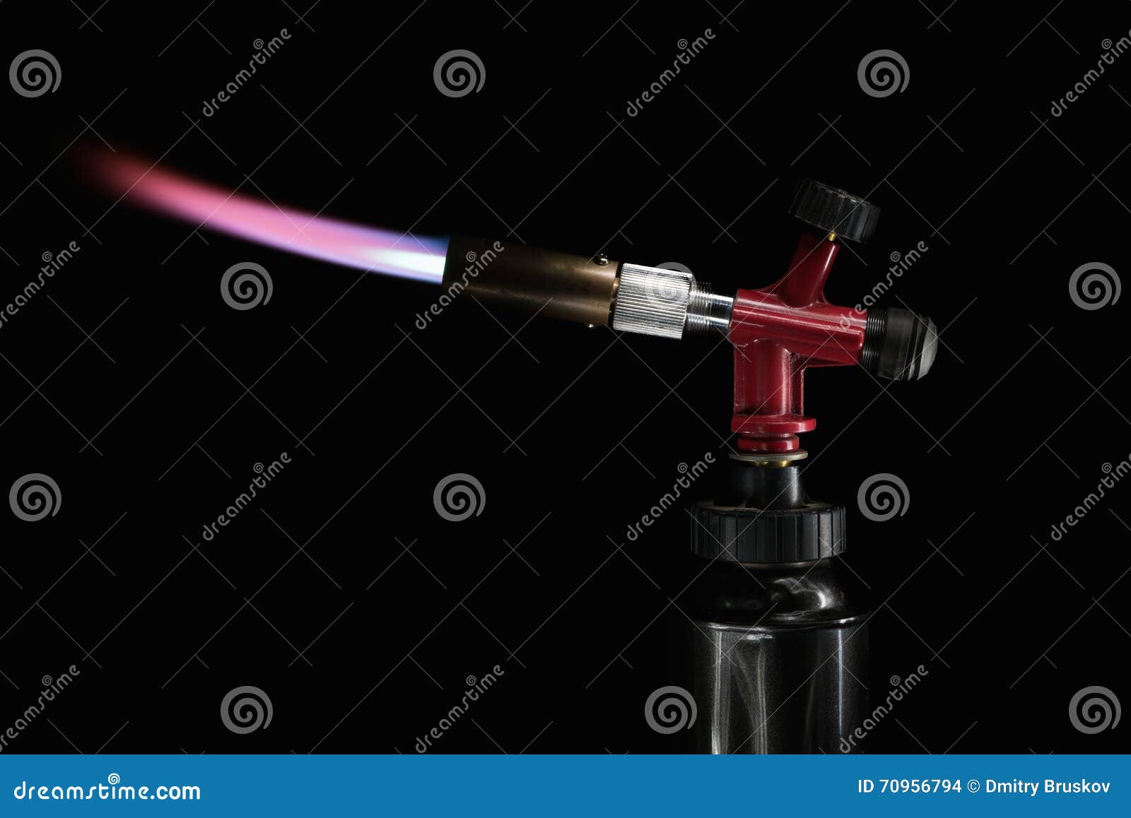 Flame gas burner stock photo. Image of welding, propane 70956794