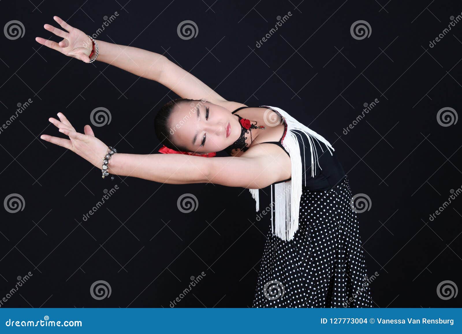 Flamenco dancer stock photo. Image of exercise, hobby 127773004