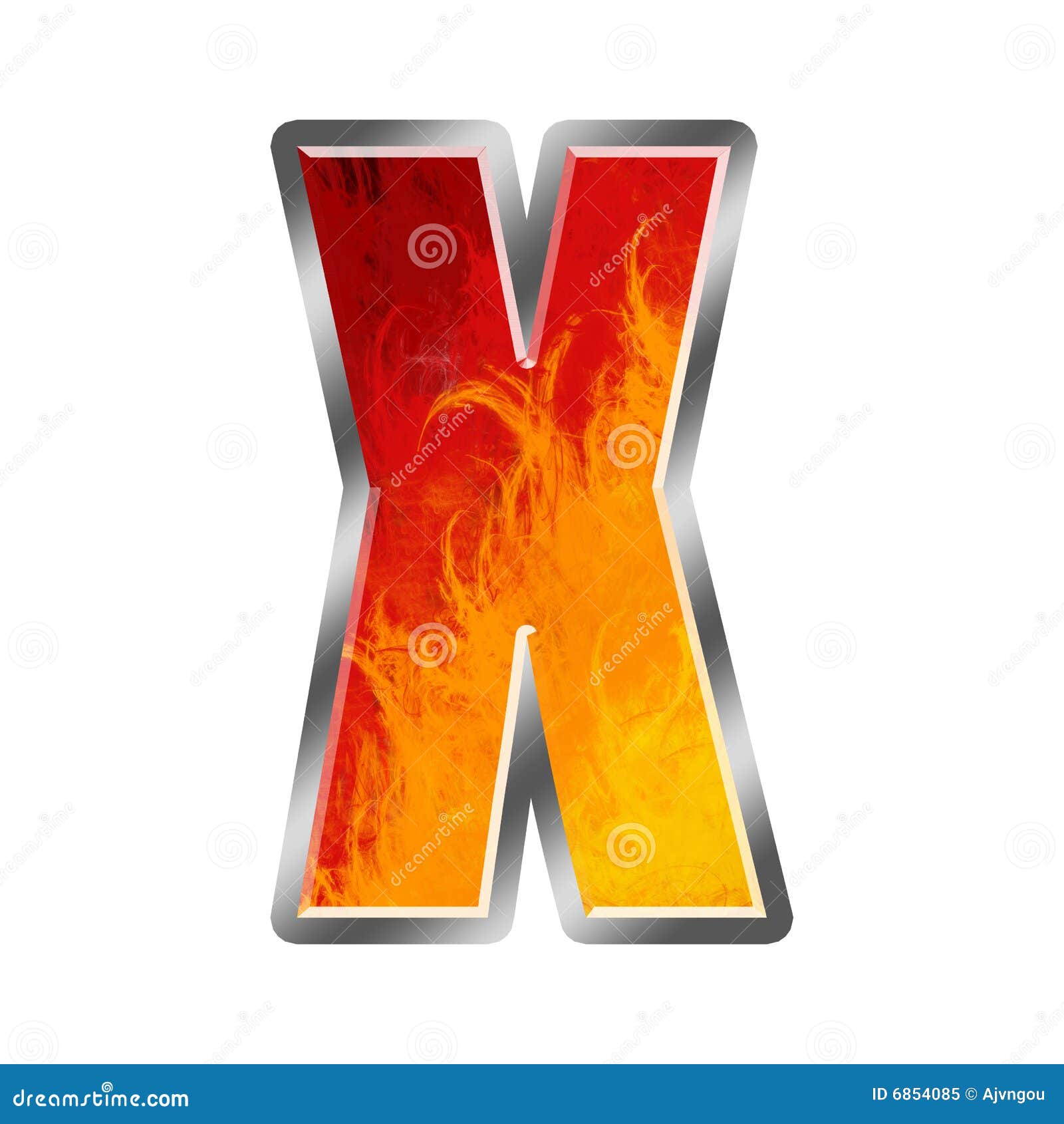 Flames Alphabet Letter X stock illustration. Illustration of beautiful ...