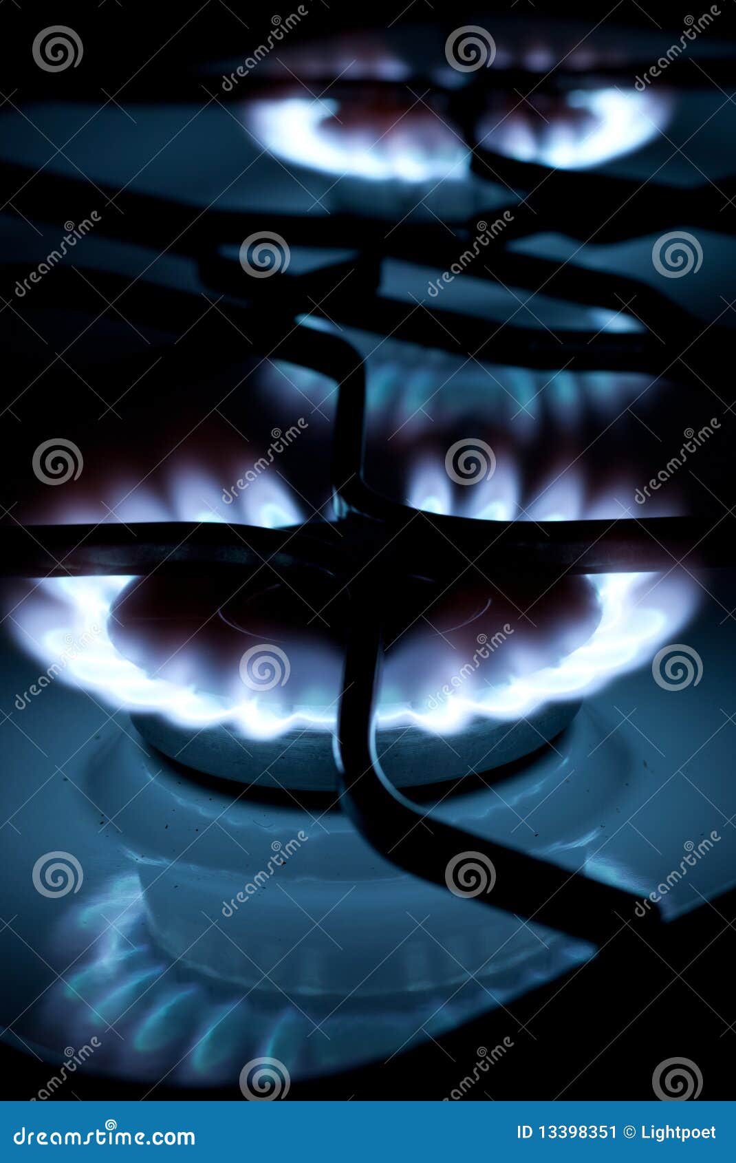 Flames of gas stove stock image. Image of fire, fuel 13398351