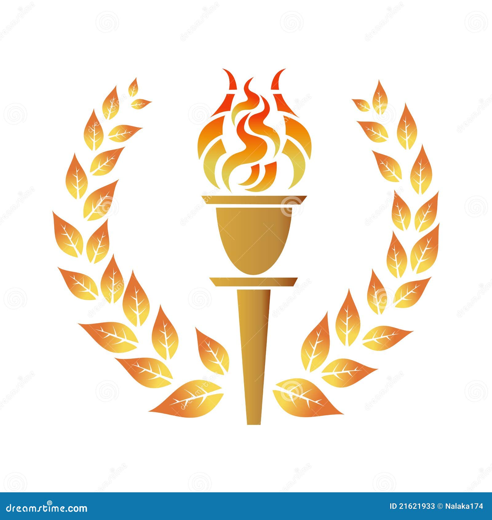 Stock Photos: Flaming torch. Image: 21621933