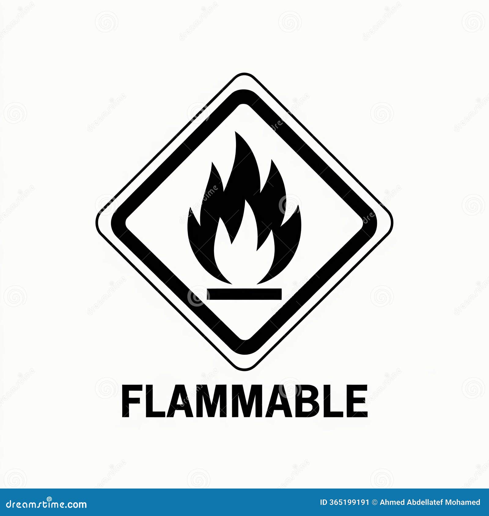 Flammable Hazard Symbol: Warning Sign Indicating a Risk of Fire or  Explosion ,AI Generated Stock Illustration - Illustration of liquid,  control: 365199191, image size:1600x1690