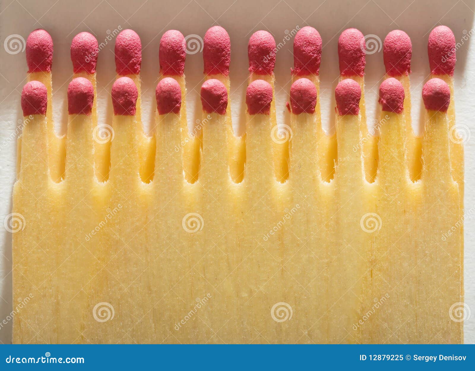 The Flammable Matches in the Matchbook Stock Image Image of matchstick, open 12879225