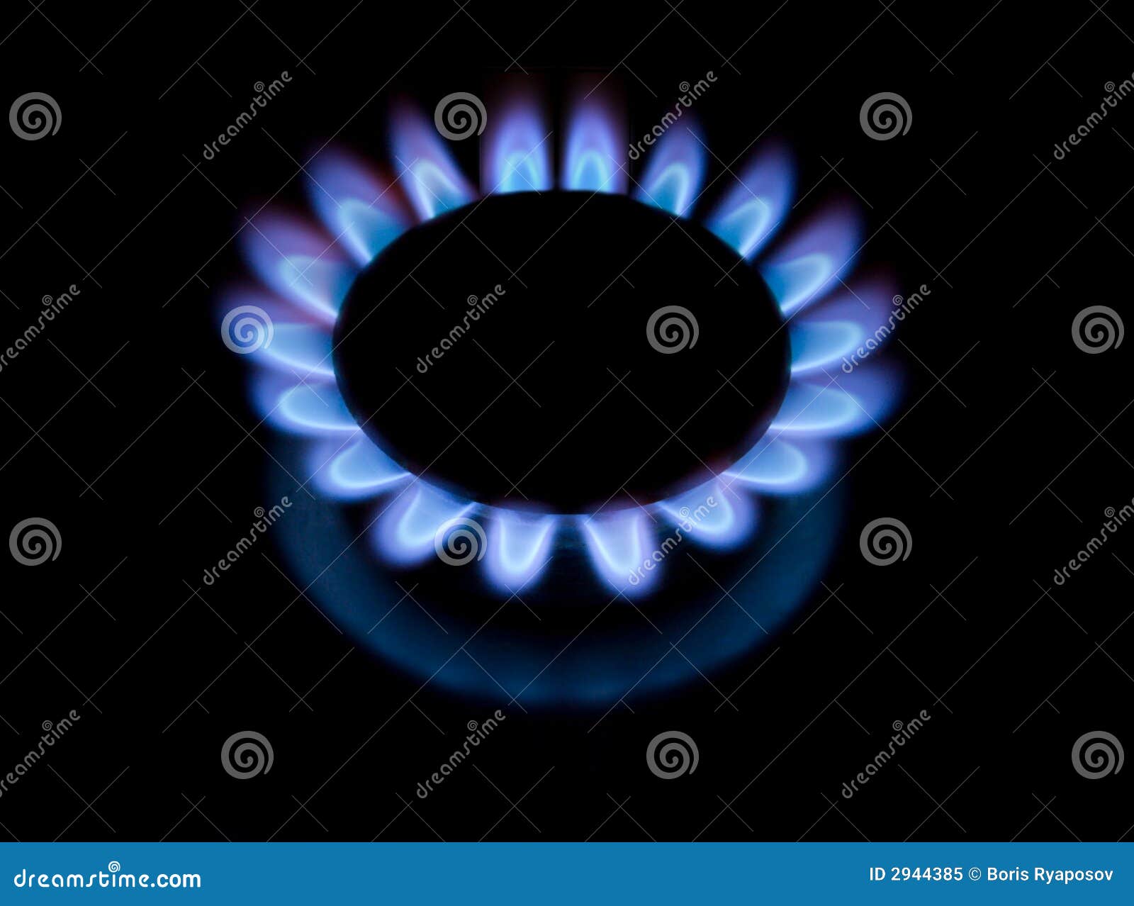 Flamme De Plaque De Cuisine De Gaz Image stock Image du flamboyant