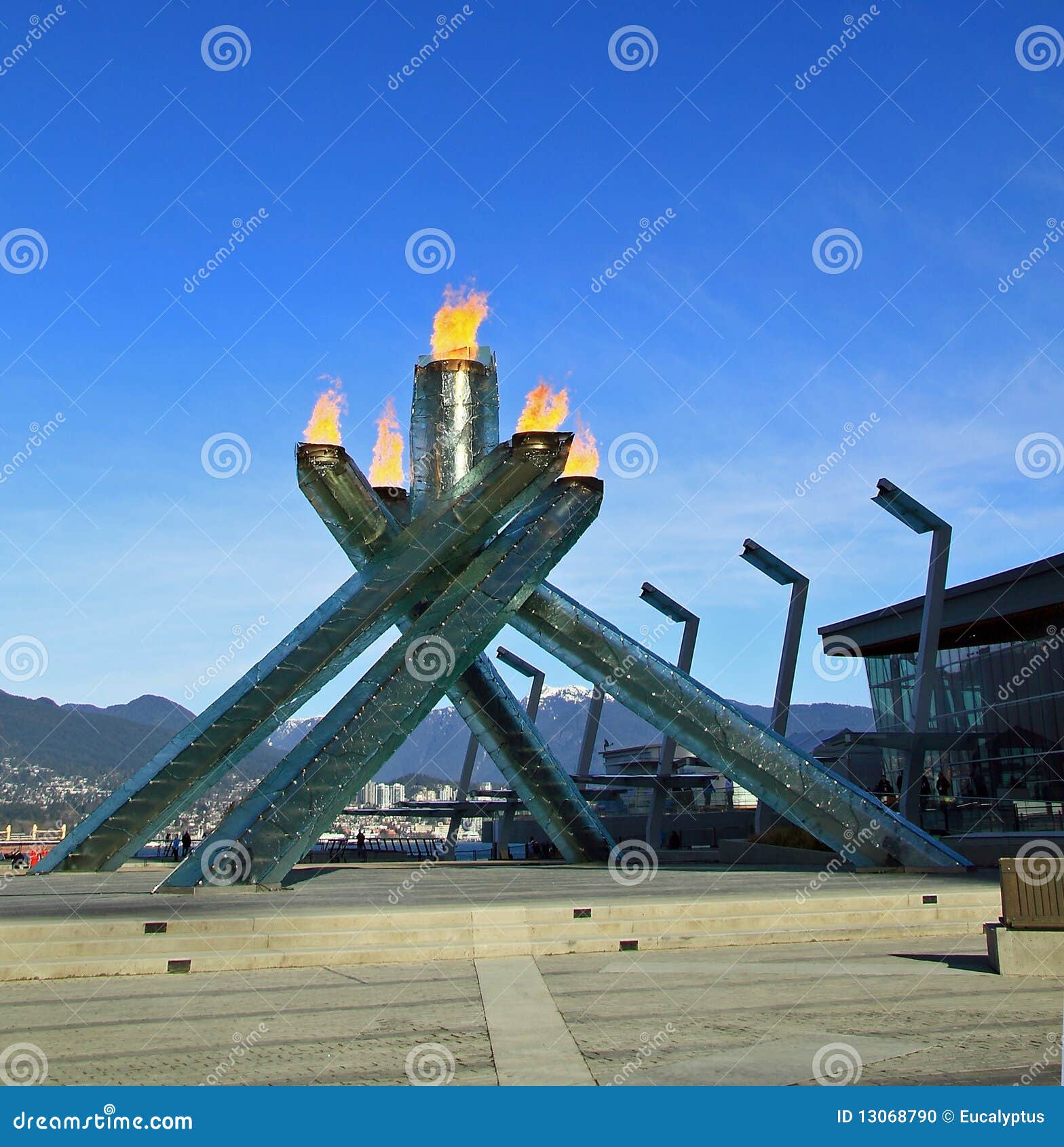 Flamme Olympique Vancouver 2010 Image éditorial - Image du cristaux, glace:  13068790