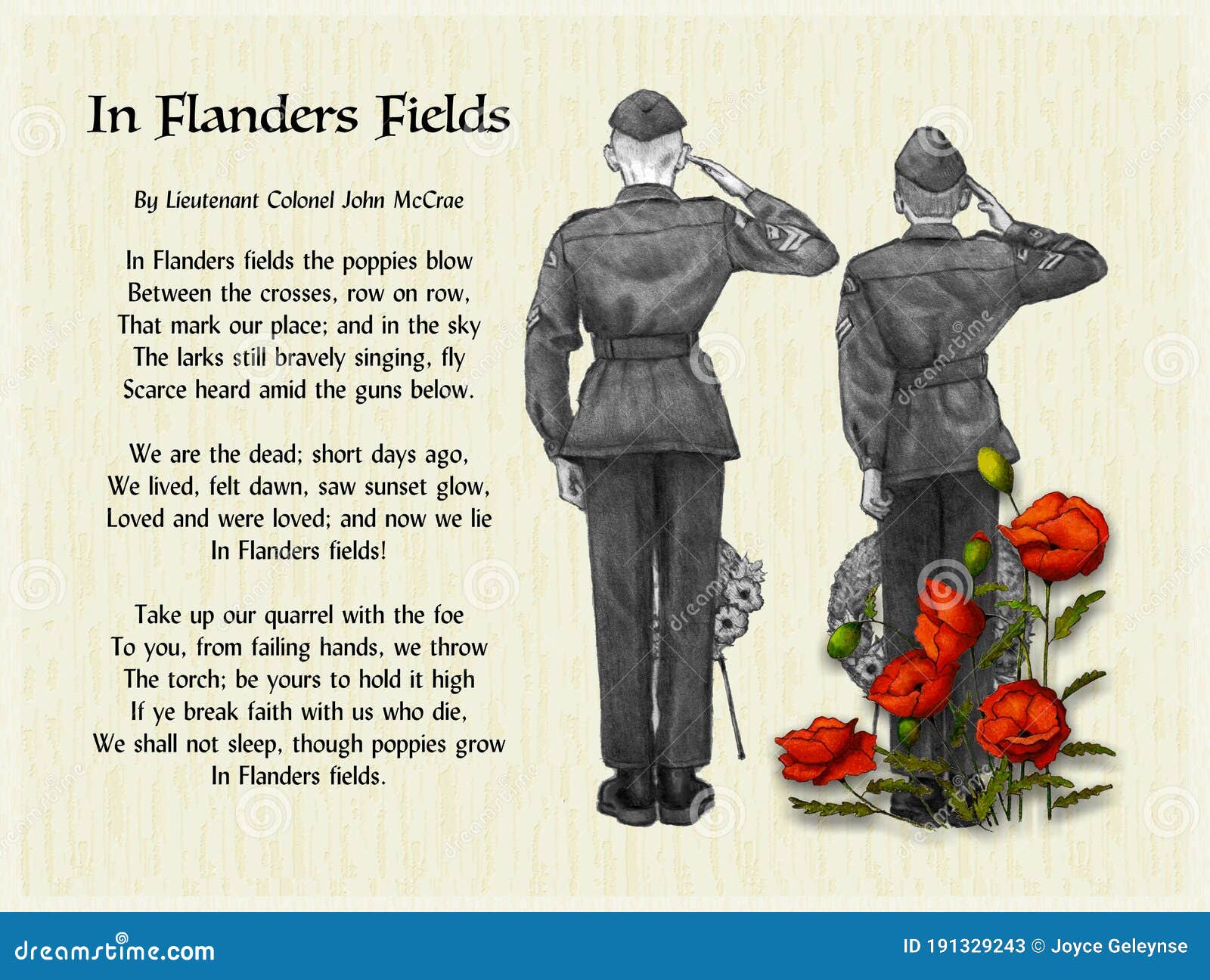 MEMORIAL DAY IN FLANDERS FIELDS