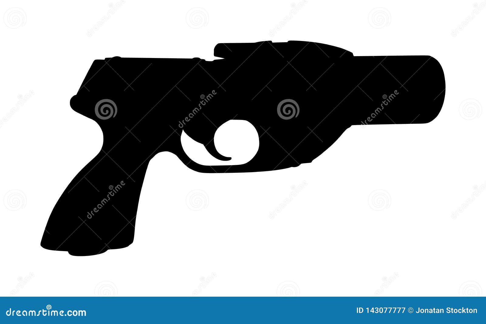 Flare Gun Silhouette Isolated. Signal Pistol for Survival Stray People. SOS  Alert Weapon for Rescue Help. Stock Illustration - Illustration of rocket,  navigation: 143077777