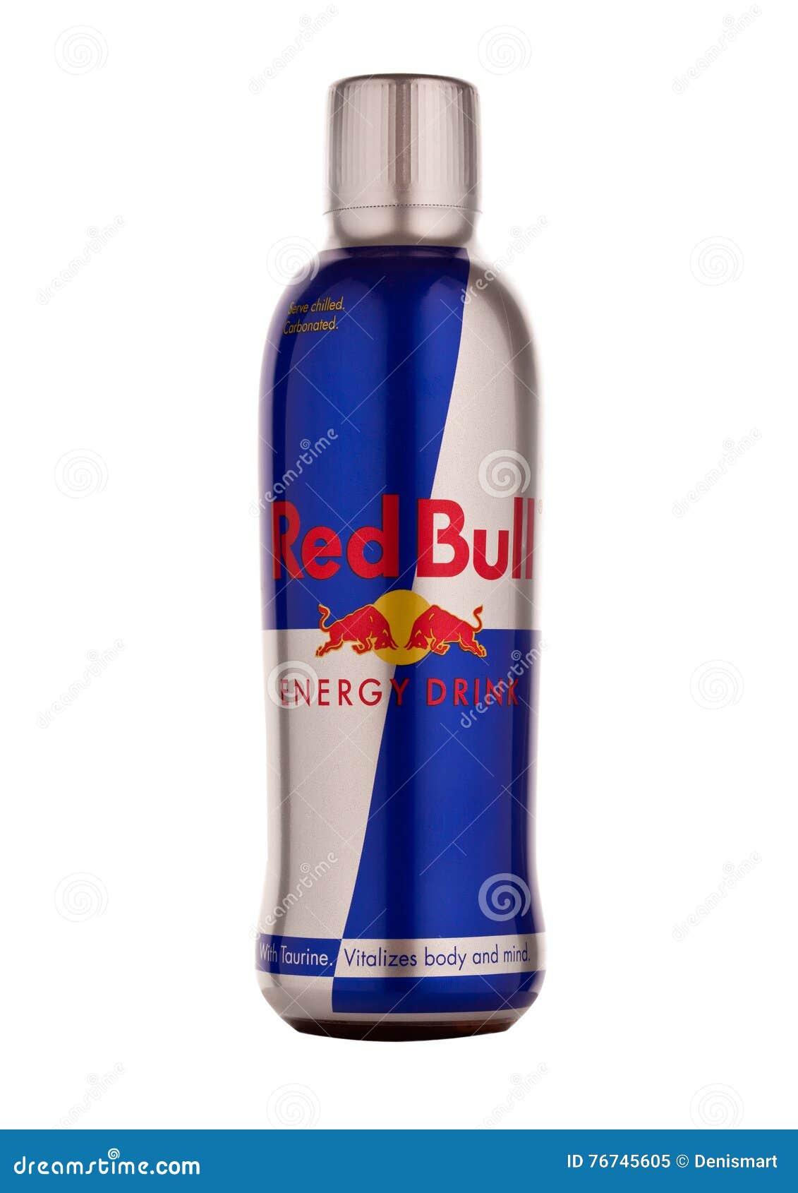 Flasche Des Red Bull-Energie-Getränks Redaktionelles Bild - Bild von stier,  kennsatz: 76745605