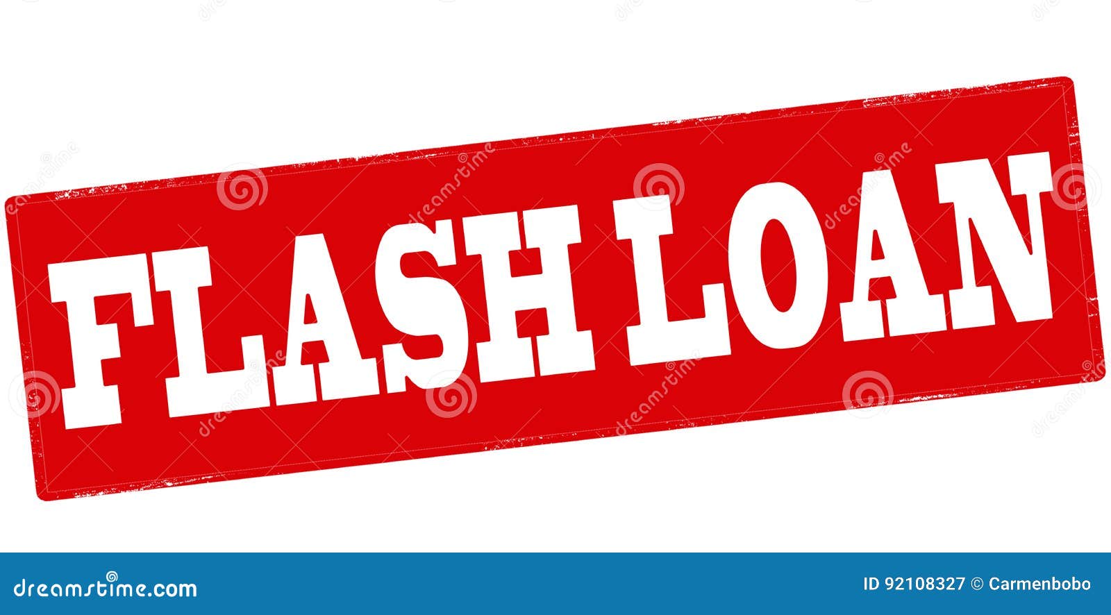 Flash Loan Rubber Stamp Vector Illustration | CartoonDealer.com #87580236