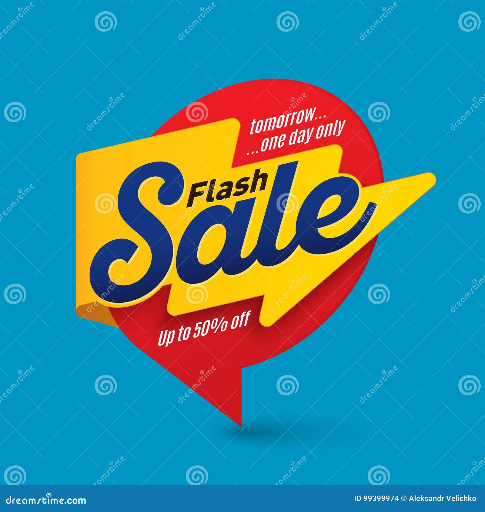 flash sale banner template, special offer, end of season
