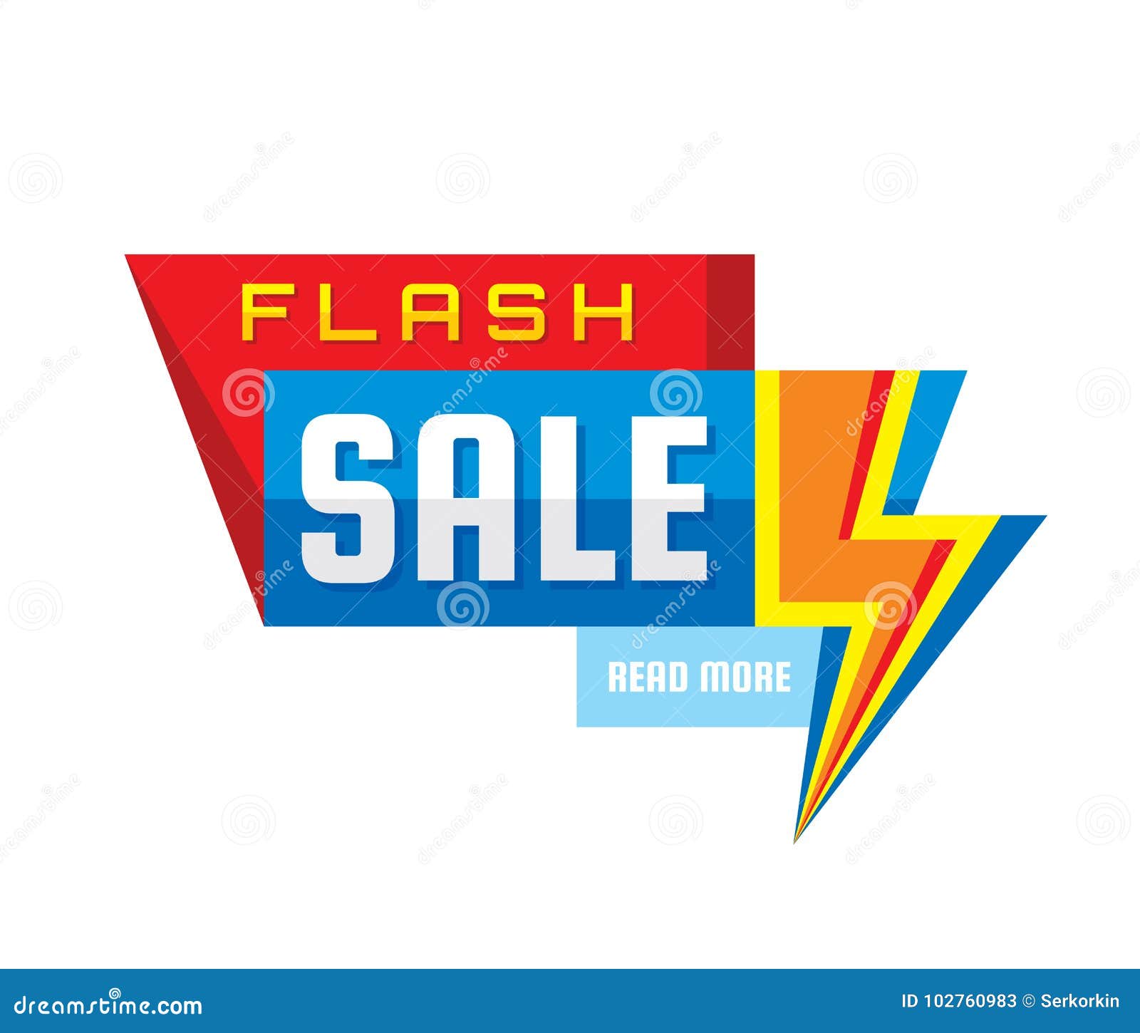 flash sale - concept banner   with lightning . discount abstract creative layout. graphic  