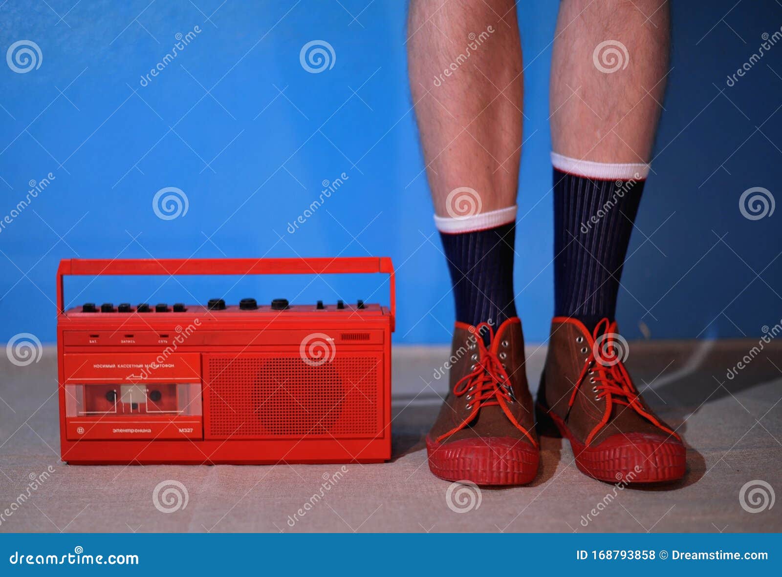 Flashback To the 80`s Music Stock Photo - of stylish: 168793858