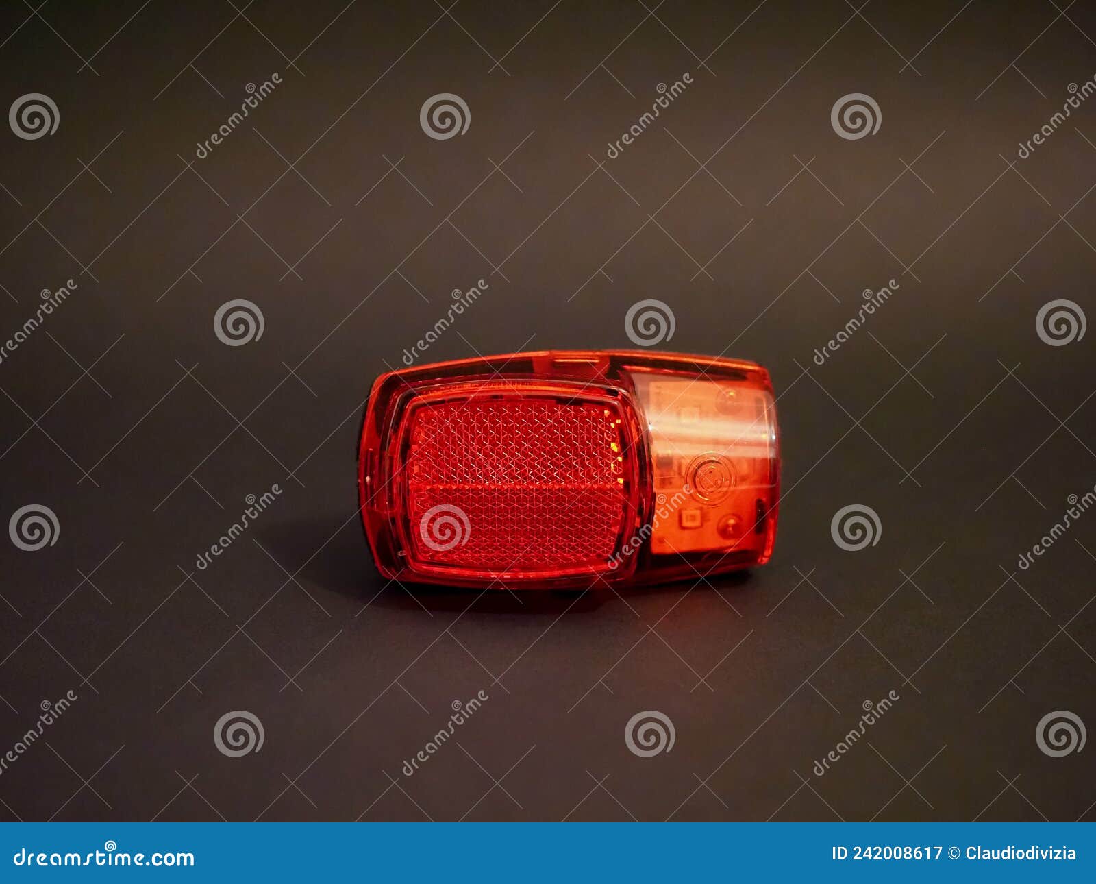 Flashing red strobe light stock image. Image of danger 242008617