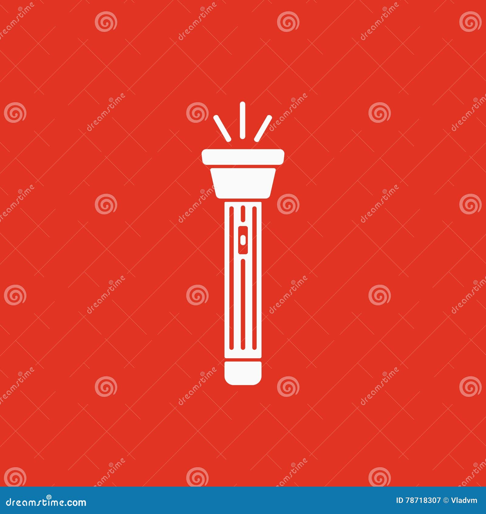 Icon Torch.Torch Fire, Championship Icon, Symbols Sports Vector