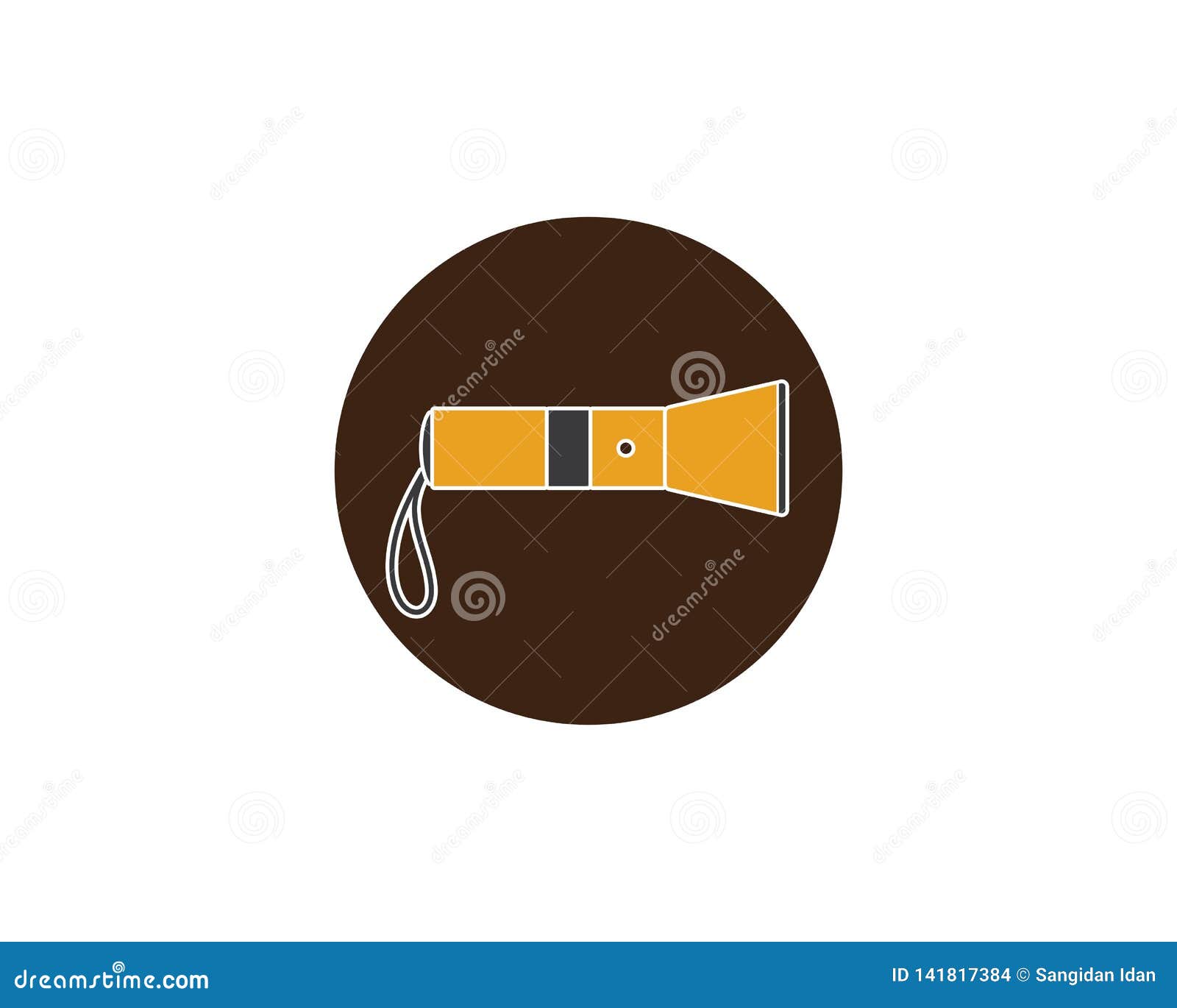Flashlight Logo Vector Illustration Stock Vector Illustration of