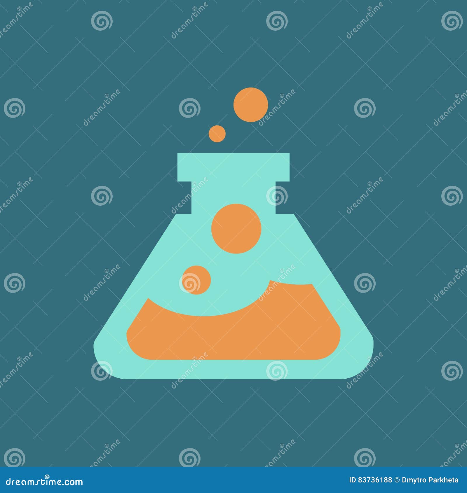 Flask illustration vector stock vector. Illustration of pharmacy 83736188