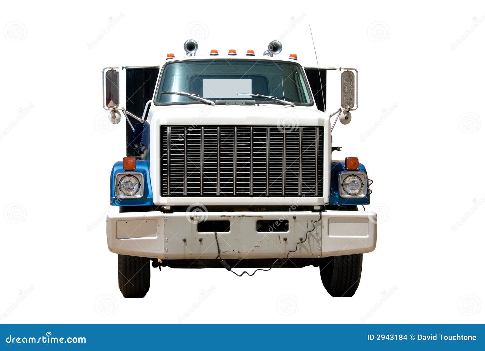 Flat Bed Truck Front stock photo. Image of horn, cargo - 2943184