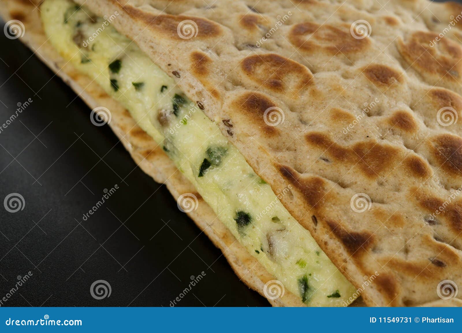 Flat Bread Egg Breakfast Sandwich Stock Image Image of breakfast, wheat 11549731