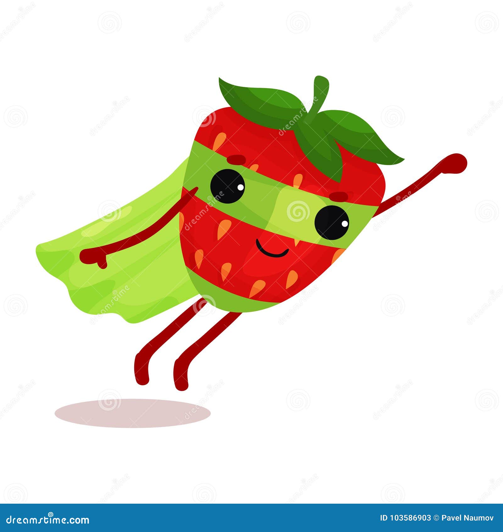Flat Cartoon Superhero Strawberry in Green Cape and Mask Flying with Hand Up Stock Vector - Illustration of brave, character: 103586903 Flat Cartoon Superhero Strawberry in Green Cape and Mask Flying with Hand Up Stock Vector - Illustration of brave, character: 103586903