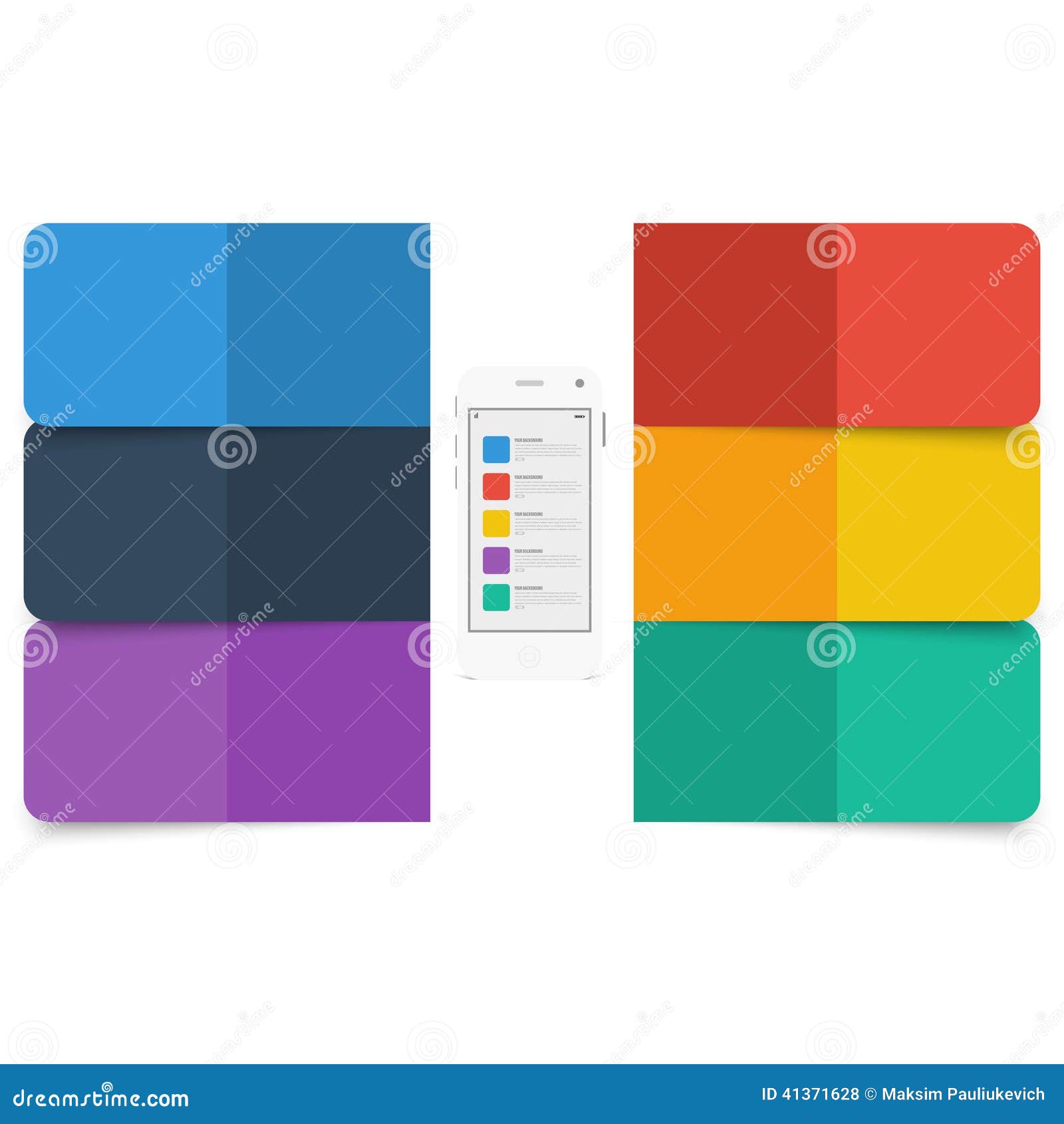 Flat Design Vector Illustration Concept. Design Stock Vector ...