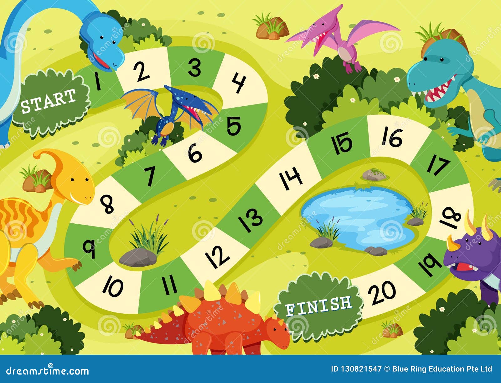 Dinosaur Game Board Map Stock Illustrations – 15 Dinosaur Game Board Map  Stock Illustrations, Vectors & Clipart - Dreamstime