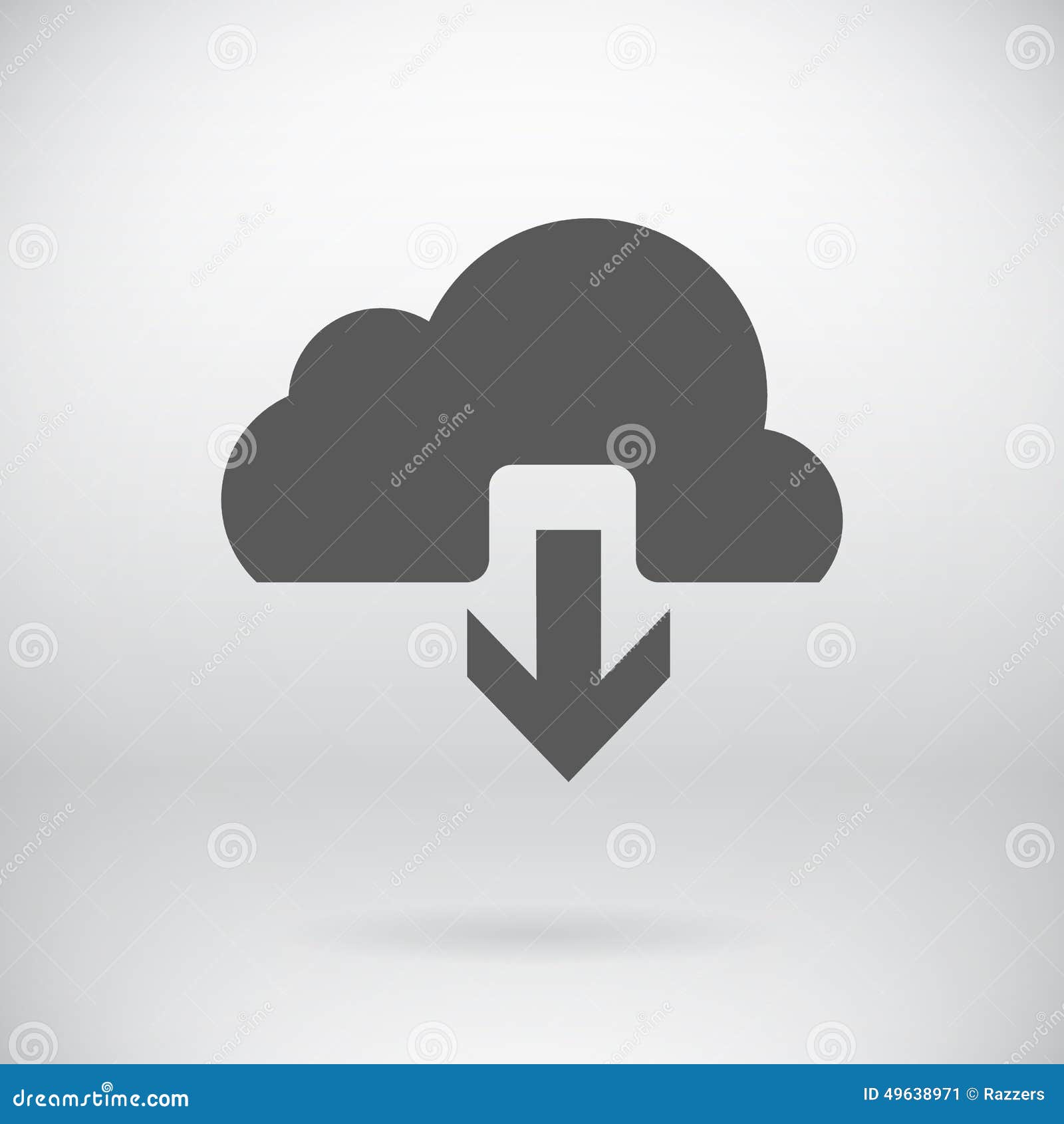 Download Flat Download Upload Icon Vector Load Symbol Stock Vector ...