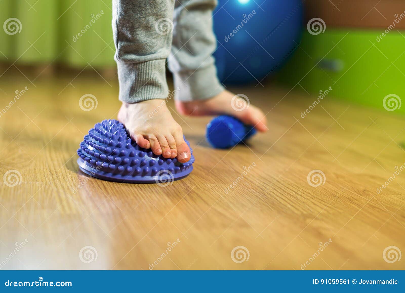 Flat Feet Correction Exercise Stock Image Image of balance