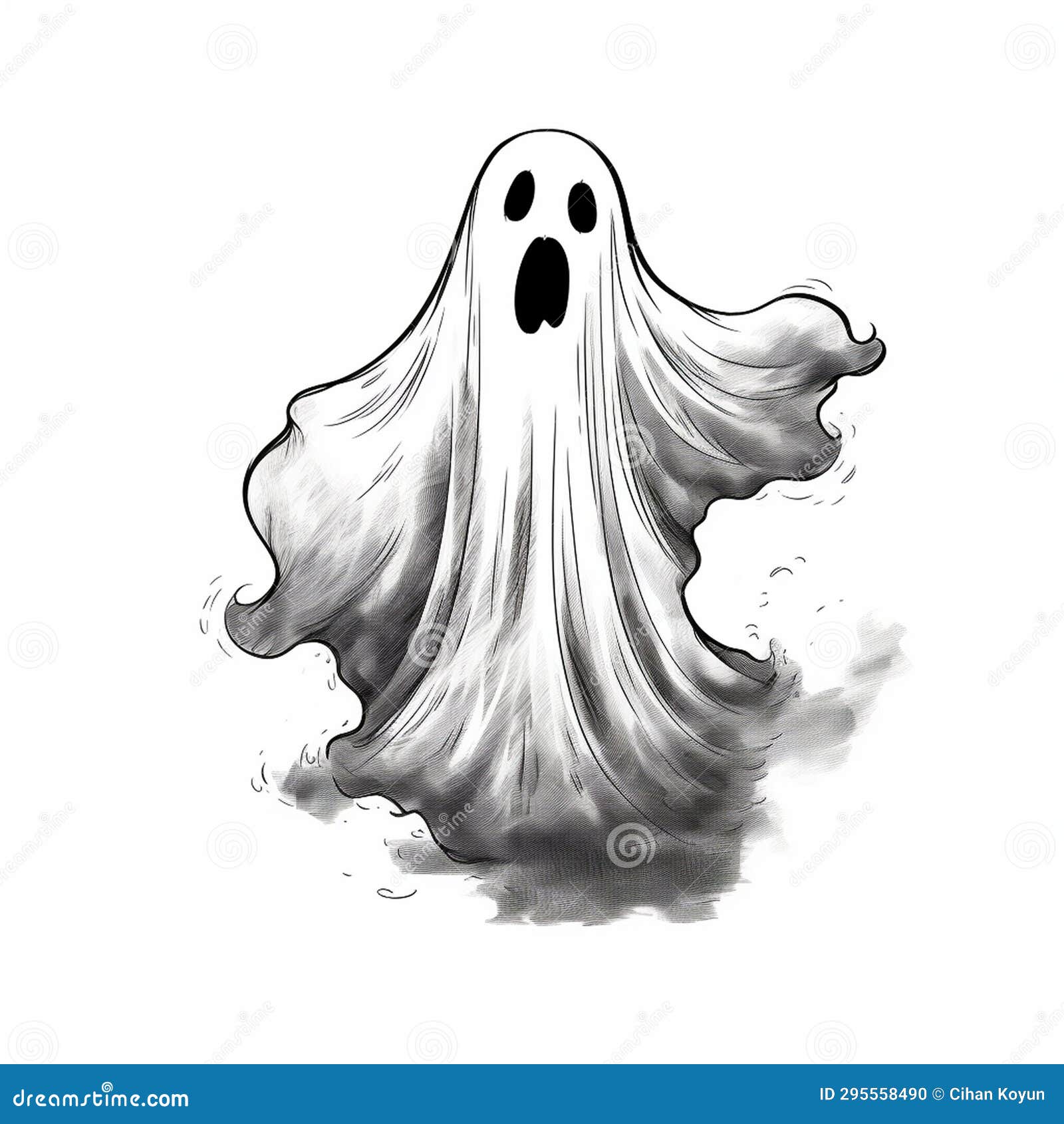 flat funny ghosts light-hearted halloween
