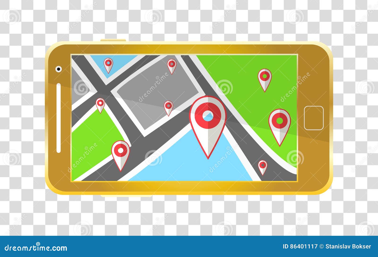 Flat Gold Company Core Values Icon Set. Innovation, Stability, Security, Reliability, Legal